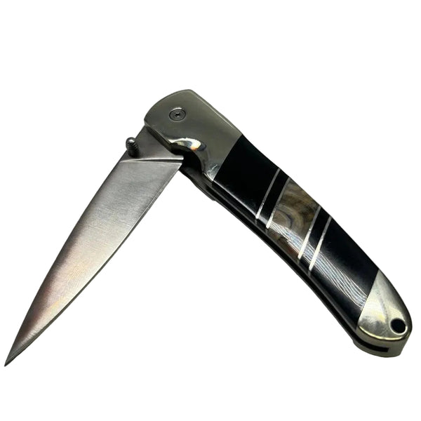 Santa Fe StoneWorks Mammoth Tusk & Silver 4" Knife