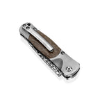Santa Fe StoneWorks Tesoro Dino Bone Damascus Knife