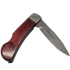 Santa Fe StoneWorks 3" Damascus Turquoise Knife