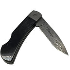 Santa Fe StoneWorks Mammoth Tusk & Turquoise Damascus Knife