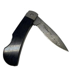 Santa Fe StoneWorks Mammoth Tusk & Turquoise Damascus Knife