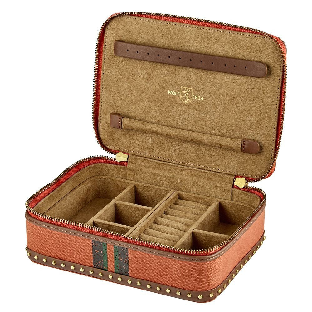 Wolf Ida 190th Anniversary Travel Zip Jewelry Case