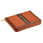 Wolf Ida Orange Travel Zip Jewelry Portfolio