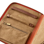 Wolf Ida Orange Travel Zip Jewelry Portfolio