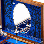 Wolf 190th Anniversary Walnut Swan Lake Musical Jewelry Box