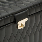 Wolf Caroline Extra Large Black Jewelry Box