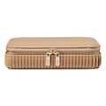 Wolf Bella Zip Anti-Tarnish Mocha Jewelry Case