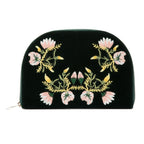 Wolf Zoe Floral Embroidered Velvet Jewelry Portfolio