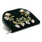 Wolf Zoe Floral Embroidered Velvet Jewelry Portfolio