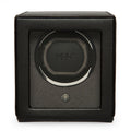 Wolf Cub Single Watch Winder in Black with Cover