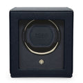 Wolf Cub Single Watch Winder in Navy with Cover