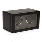 Wolf Cub Double Watch Winder Black with Cover