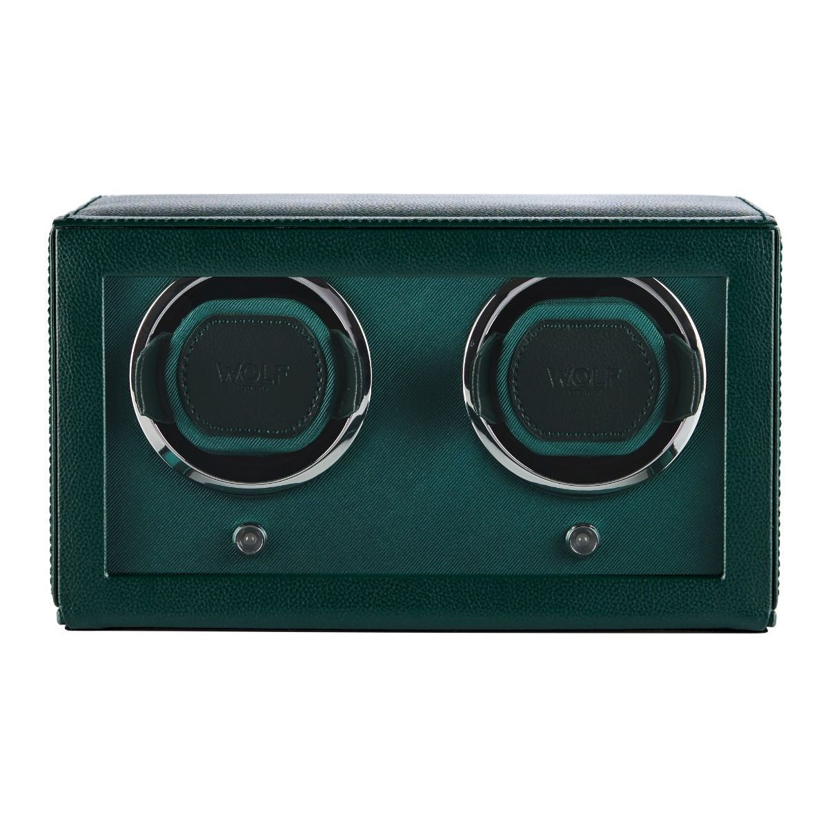 Wolf Cub Double Watch Winder Green with Cover