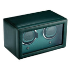 Wolf Cub Double Watch Winder Green with Cover