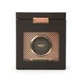 Wolf Axis Copper Watch Winder with Top Storage