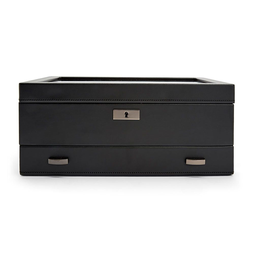 Wolf 10-Piece Watch Box and Jewelry Storage Case