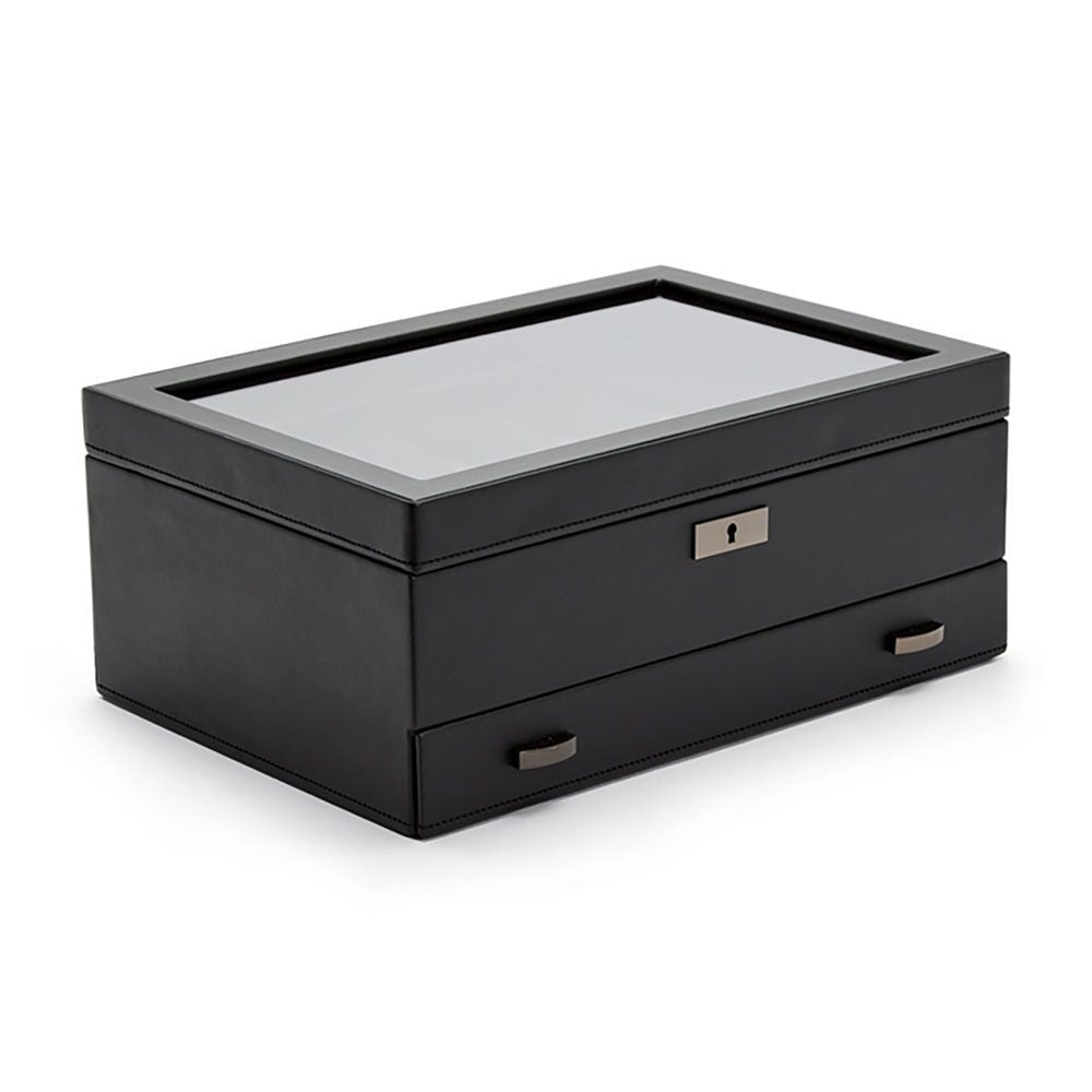 Wolf 10-Piece Watch Box and Jewelry Storage Case