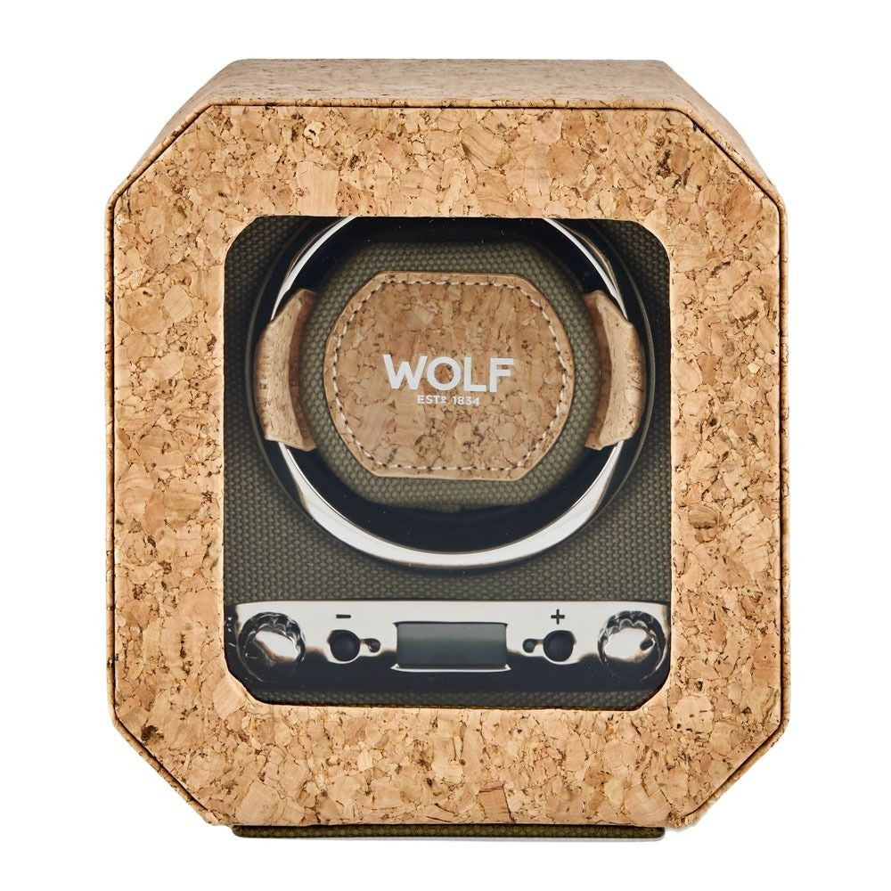 Wolf Cortica II Single Cork Watch Winder