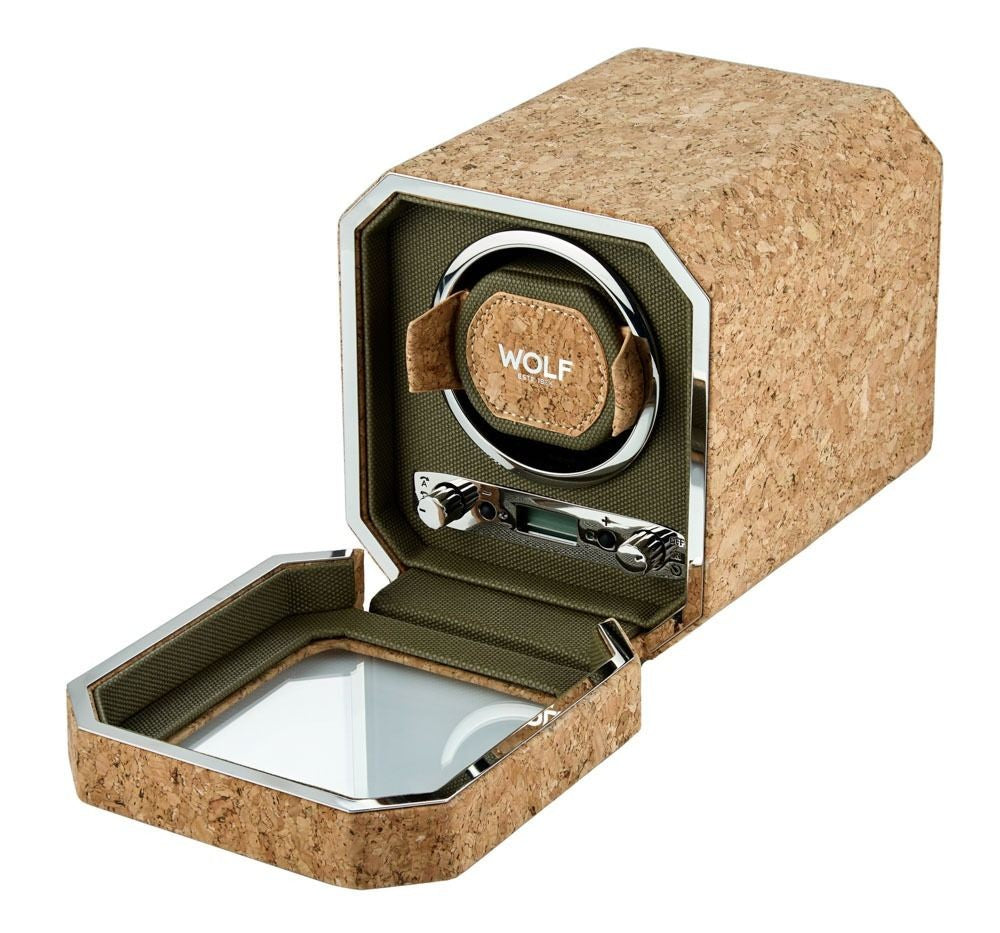 Wolf Cortica II Single Cork Watch Winder