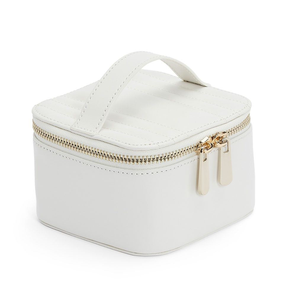 Wolf Maria Anti-Tarnish White Jewelry Cube Case