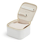 Wolf Maria Anti-Tarnish White Jewelry Cube Case