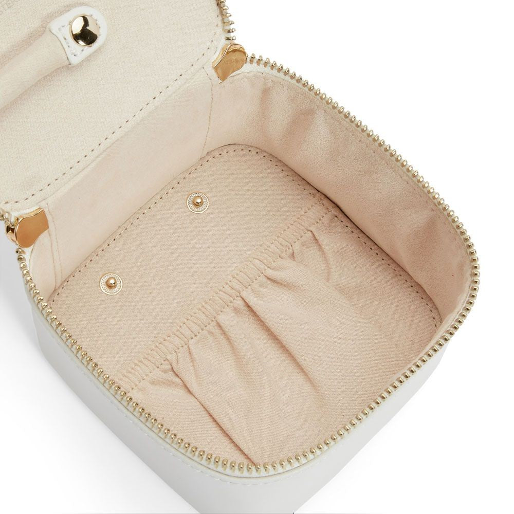 Wolf Maria Anti-Tarnish White Jewelry Cube Case