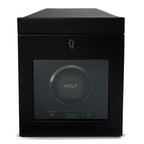 Wolf British Racing Single Watch Winder with Top Storage