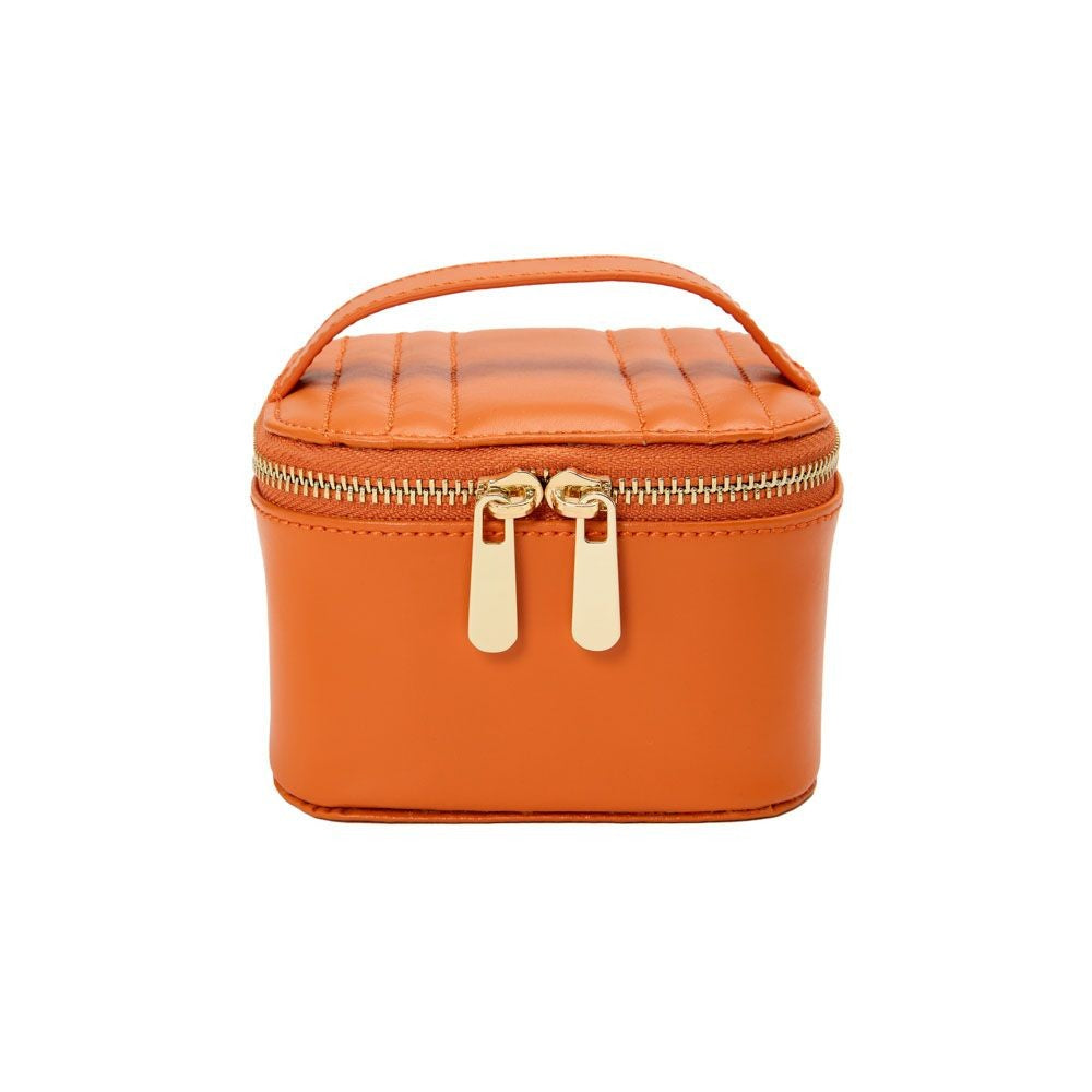 Wolf Maria Anti-Tarnish Tangerine Jewelry Cube Case