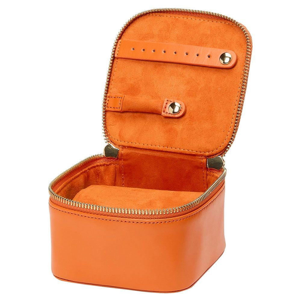 Wolf Maria Anti-Tarnish Tangerine Jewelry Cube Case