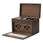 Wolf 190th Anniversary Earth Double Watch Winder with Top Storage