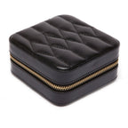 Wolf Caroline Zip Anti-Tarnish Black Jewelry Case