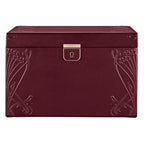 Wolf x Liberty Lanthe Large Burgundy Jewelry Box