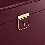 Wolf x Liberty Lanthe Large Burgundy Jewelry Box