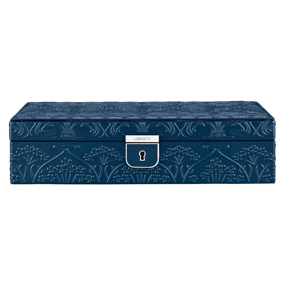 Wolf x Liberty Ianthe Navy Jewelry Box