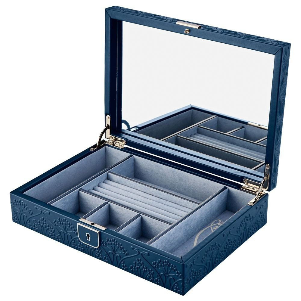 Wolf x Liberty Ianthe Navy Jewelry Box