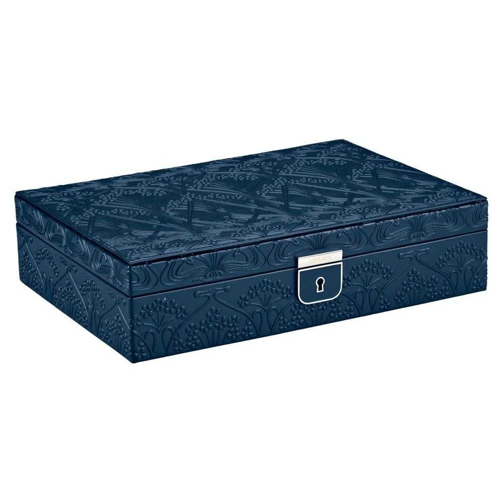 Wolf x Liberty Ianthe Navy Jewelry Box