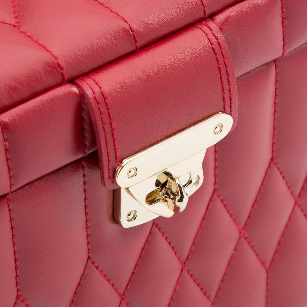 Wolf Caroline Medium Red Jewelry Case
