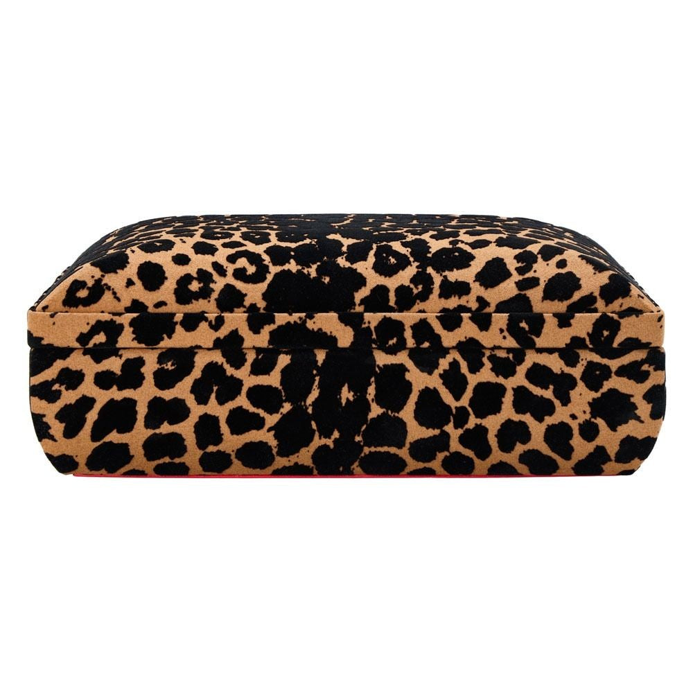 Wolf Savana Leopard Print Anti-Tarnish Jewelry Box