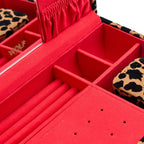 Wolf Savana Leopard Print Anti-Tarnish Jewelry Box