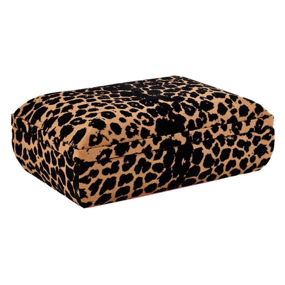 Wolf Savana Leopard Print Anti-Tarnish Jewelry Box