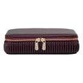 Wolf Bella Zip Anti-Tarnish Bordeaux Jewelry Case