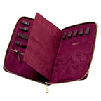 Wolf Bella Anti-Tarnish Bordeaux Jewelry Portfolio