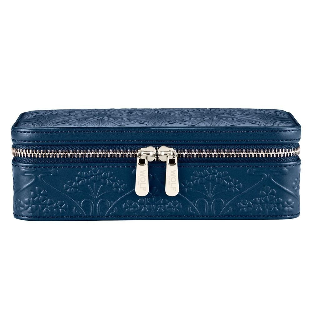 Wolf x Liberty Navy Ianthe Medium Jewelry Zip Case