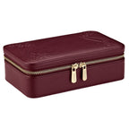 Wolf x Liberty Burgundy Ianthe Medium Jewelry Zip Case