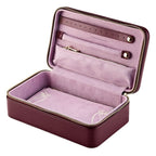 Wolf x Liberty Burgundy Ianthe Medium Jewelry Zip Case