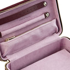 Wolf x Liberty Burgundy Ianthe Medium Jewelry Zip Case