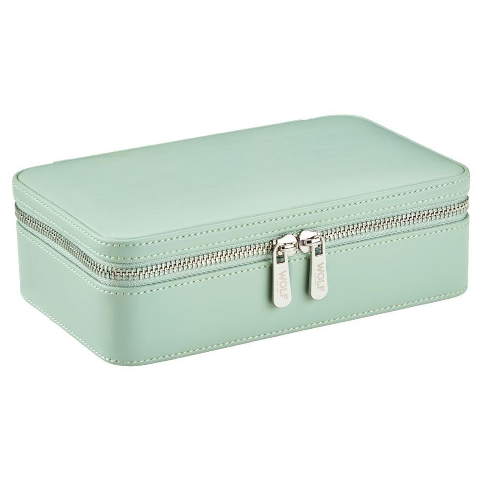 Wolf x Liberty Sage Julia Print Medium Jewelry Zip Case