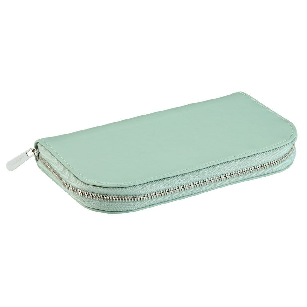 Wolf Liberty Julia Print Sage Anti-Tarnish Jewelry Portfolio