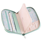 Wolf Liberty Julia Print Sage Anti-Tarnish Jewelry Portfolio