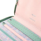 Wolf Liberty Julia Print Sage Anti-Tarnish Jewelry Portfolio
